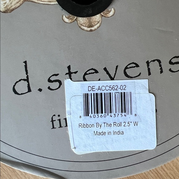 D. Stevens Luxurious blue Velvet Ribbon price is for 2 rolls. - Picture 4 of 4